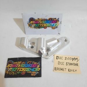 BREKET DEPAN KALIPER MONOBLOK 4PISTON 4P DISC STANDAR 260MM & 300MM FULL CNC PNP SATRIA FU/ NINJA 150/ NINJA 150 R/ NINJA 150 RR/ NINJA SS/ GSX 150 R