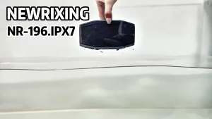 NewRixing IPX7 waterproof speaker with hanging rope BT5.3/AUX/TF/TWS serial/hands-free calling function
