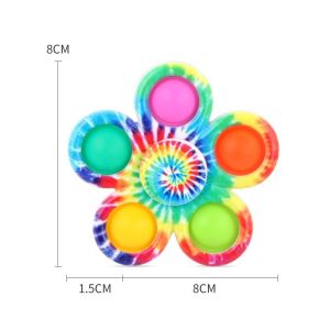 Meade | Đồ Chơi Xoay Ngón Tay Silicon Ngụy Trang - Con Quay Bong Bóng Năm Ngón Giảm Căng Thẳng Dành Cho Trẻ Em Và Người Lớn