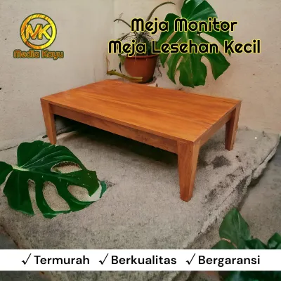 Meja lesehan meja tamu minimalis top table meja kayu lesehan meja makan 40-70x30x22cm