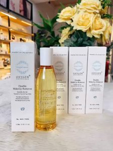 Dầu tẩy trang cho mặt và mắt môi Double Makeup Remover Oxygen Ceuticals mẫu mới 110ml