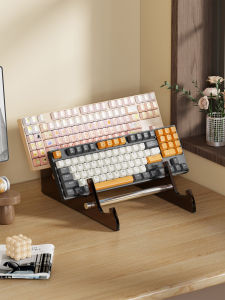 MUGG | Acrylic Keyboard Display Stand Desk Organizer Tilted