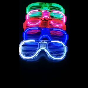 LED Party Celebration Selfie Photobooth Fun Cool Sun Birthday glasses 网红生日眼镜 Cermin Kaca mata foto