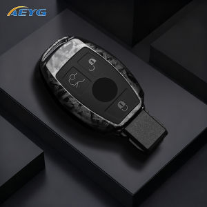 ABS Carbon Fiber Car Key Case Cover For Mercedes Benz A B C E Class GLS GLA GLK GLC CLS CLA W204 W205 W212 W463 W176 Accessories