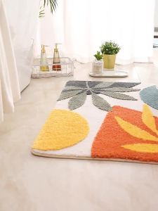Water Absorbent Non-slip Flocked Doormat