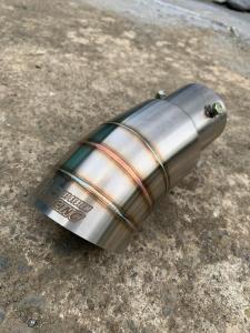 Tailpipe mobil variasi ujung JS Racing cocok semua jenis mobil mudah praktis keren