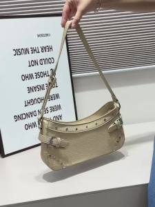 8025# Irene Novy Original High-end Niche New Fashion Casual Underarm Bag Shoulder Bag Baguette Womens Bag