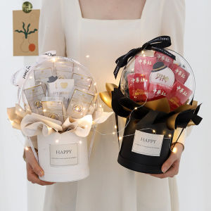 Creative DIY Mens Fragrance Flower Bouquet Art Packaging Paper Material Kit Birthday Gift for Boyfriend Surprising