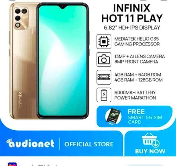 infinix hot 11 play lazada