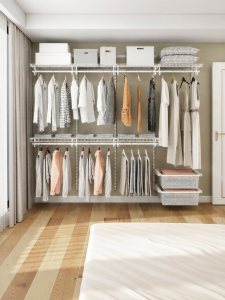 PONIE | Full Hanging Space Metal Wardrobe Closet