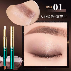 Chì Kẻ Mắt Hai Đầu LANYI Natural Highlight Eye Shadow Stick Double Head Waterproof Long-lasting Beauty Makeup Tool for Eyes