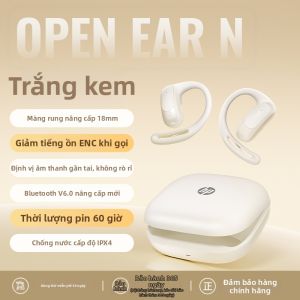 HP | Tai Nghe Bluetooth Dạng Treo Tai Truyền Âm Xương Thiết Kế Mở Pin Dài Cho Thể Thao và Chạy Bộ