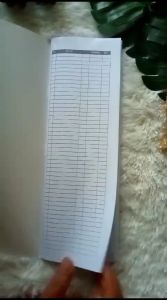 BUKU PENJUALAN PULSA NON CUSTOM 80 HAL JILID STAPLES BAHAN COVER AP230