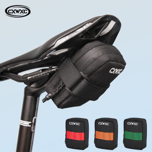 CXWXC Bicycle Tail Bag Mountain Road Bike Seat Tube Pad Tool Kit Air Bottle Saddle Bag Cycling Equipment Accessories