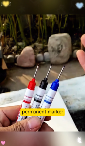 10Pcs/Set 20mm Deep Hole Long Nib Head Markers For Metal Perforating Pen Waterproof Bathroom Woodworking Decoration Multi-Purpose