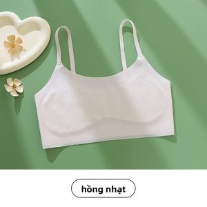 MiiOW | Áo ngực thể thao không dây cho bé gái MiiOW Catwoman không để lại dấu vết cho bé gái học tiểu học độ tuổi phát triển