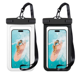 1/2pcs Phone Pouch Bag Water Proof Cell Phone Case for Beach Travel Must Haves IPX8 Dry Bag with Lanyard Cruise Ship Essentials