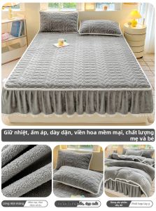 Deesse | Bảo Vệ Nệm Lông Cừu San Hô Ấm
