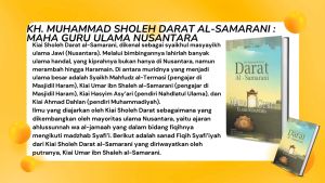 KH. Muhammad Sholeh Darat al-Samarani : Maha Guru Ulama Nusantara