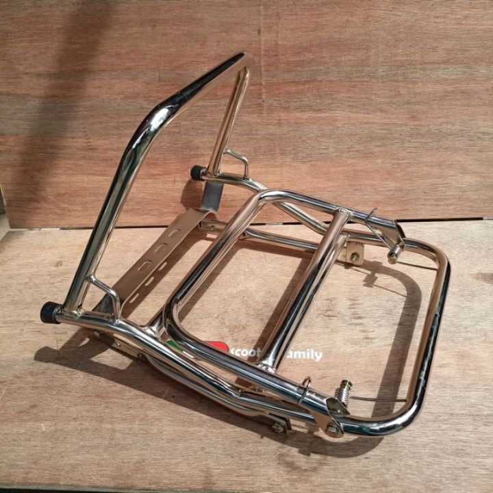 Backrack madrid rak belakang madrid crome vespa excel exclusive px ps