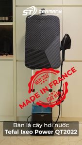 Bàn là cây hơi nước TEFAL Ixeo Power QT2022 Nội Địa Đức Bàn ủi thông minh cao cấp made in France GermanySnT 20068