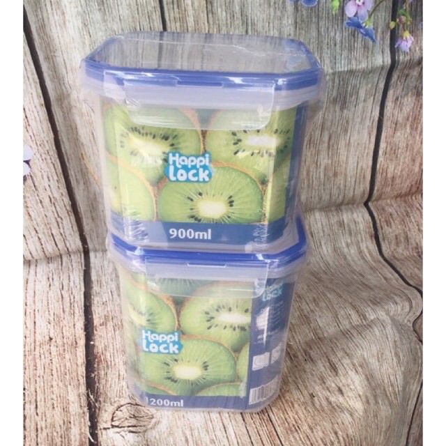 [HÀNG DÀY bao đẹp]Combo 2 hộp nhựa đựng thực phẩm có nắp gài chắc chắn ...