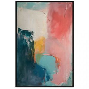 Tranh trừu tượng sơn dầu. Tranh treo tường dán tường Canvas. CGI-240