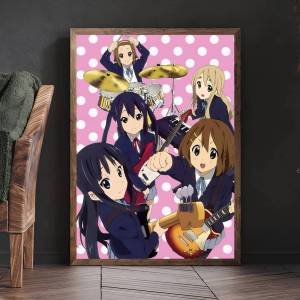 NARUTO | Poster In Hình Nghệ Thuật Treo Tường Anime K-K-ON Cổ Điển - Trang Trí Nhà Hiện Đại Nhật Bản Không Khung Tranh Cổ Điển Quà Tặng Cho Người Hâm Mộ