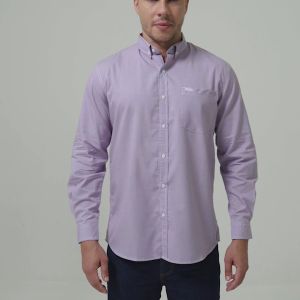 Lee Cooper Long Shirt Kenny Red Blue