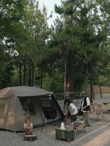 Naturehike Village13 Outdoor Automatic Tent Glamping Camping 2 Rooms 1 Living Tent Waterproof Windproof Outing Picnic Camp Luxury Speed Portable Open Tent Ground Cloth Sheet Mat