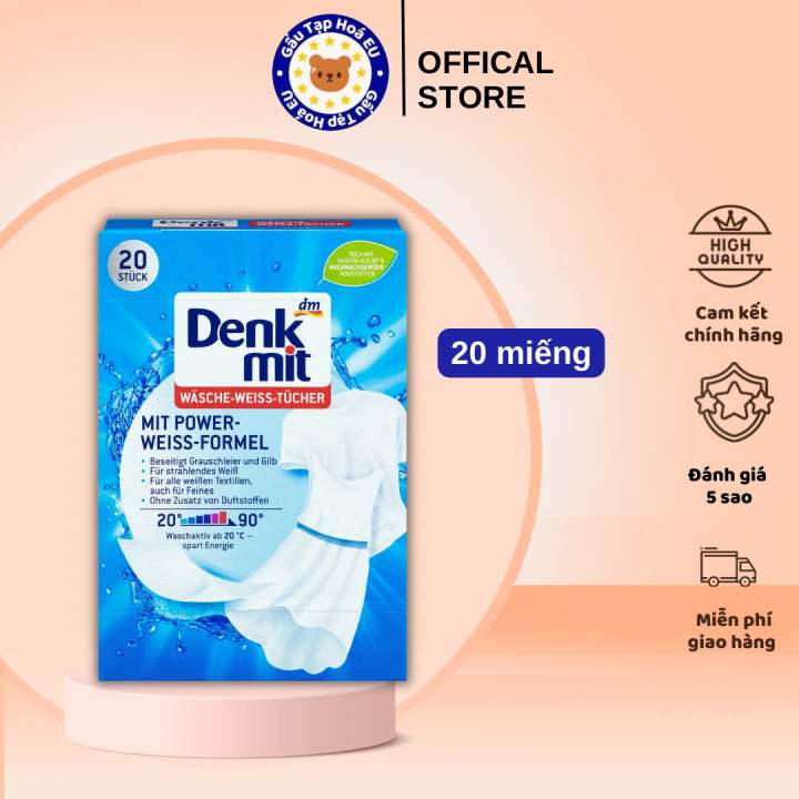 Giấy giặt tẩy trắng quần áo Denkmit - Herite | Lazada.vn
