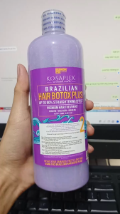 Buhok Co. Hair Botox Plus Treatment 100ml - Brazilian Straightening Formula with Argan Oil for All Hair Types