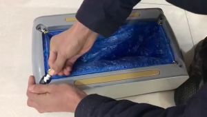 100Pcs T Clip Disposable Shoe Covers for Automatic Shoes Cover Dispenser