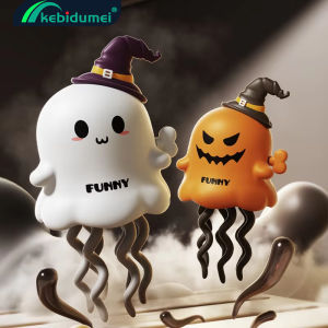 Kebidumei Magical dancing ghost pumpkin Halloween party decoration gift Childrens wind-up toy Dancing ghost pumpkin baby Halloween gift