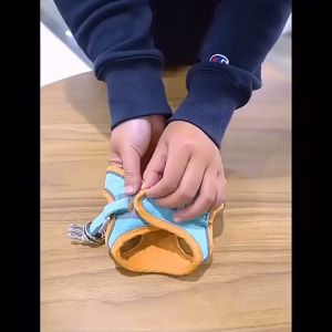 Bộ dây dắt Chó Mèo kèm yếm bằng da lộn có phản quang mềm mại thoáng khí (mẫu mới) - Love Pets Shop