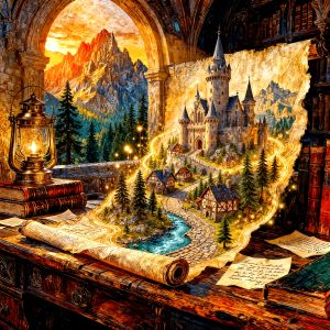 Kayou | Adult Jigsaw Puzzle 500/1024 Pieces Puzzle Book Castle Magic World Paper Puzzle Decorative Painting Exercise Brain Thinking