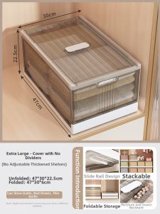 XINGYOU | Foldable Clothes Organizer Storage Box Slide-Out Dividers