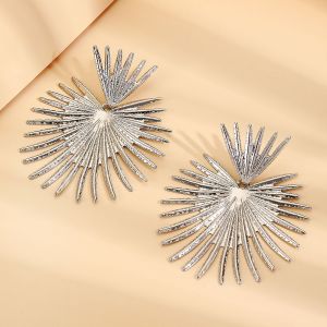 Fashion Ornament Cross-Border Fashion Exaggerated Alloy Hoop Earrings