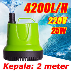 Celup Aquarium 4200L/H 25W Pompa Air Celup Aquarium pompa akuarium pompa air aquarium pompa filter aquarium Pompa Air Celup Aquarium Kolam Ikan Submersible Water Pump WATERPUMP POMPA CELUP AQUARIUM Mesin Air Kolam Ikan Koi SUBMERSIBLE PUMP