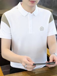HENGYUANXIANG | Hengyuanxiang Mens Polo Shirt Short Sleeve Casual Fashion Urban Breathable Lightweight Standard Fit Button Up Summer T-Shirt