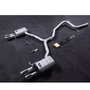 Applicable to Volkswagen CC Passat Sagitar Magotan Langyi Touareg Lamando Valve Exhaust Pipe Modification Double Outlet