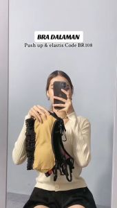 Onefashionmall Beha Wanita Dewasa Model Baru BH Bra Sport Wanita Bra GYM Push Up Elastis Pakaian Dalam Fashion Tanpa Kawat Ada Busa Fitness Senam Zumba Jogging Yoga BR108