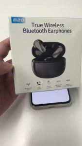 RUIYAN | New Fashion Portable In-Ear Wireless Bluetooth V6.0 Headset Hd Call Digital Display Long Battery Life Short Handle Game Earplugs