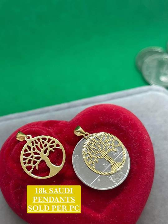 PAWNABLE 18k SAUDI GOLD MONEY TREE PENDANT Lazada PH