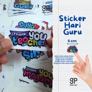Sticker Hari Guru KALIS AIR | Happy Teachers Day | Terima Kasih Guru | Selamat Hari Guru