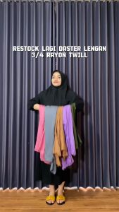 Daster Twill Lengan 3/4