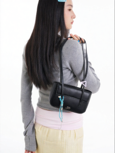 JANDRESS | Black Single Shoulder Crossbody Bag Women
