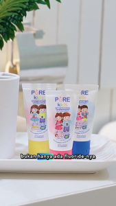 Pure Kids Toothpaste Advanced Pasta Gigi Odol Anak Bebas Sabun SLS Paraben