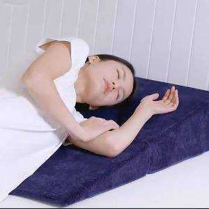 Bed Wedge Pillow Prevent Acid Reflux Rise Support Pad With Removable Pillowcase& Help Sleep Pillow
