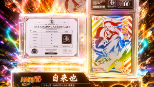 Thẻ GRADING Promo Sasuke Uchiha trong Naruto hãng Kayou Gem Mint 10 slab TG LIMITED 2038 nf13 1 psa